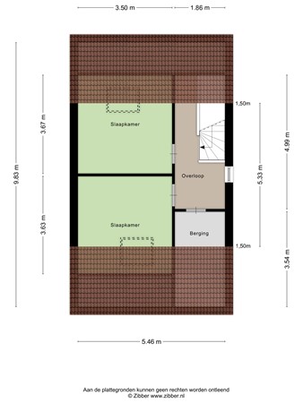 Floorplan - Newtonplein 17, 5283 JH Boxtel